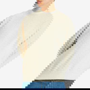 Pleteni pulover BEAMS Beams Plus Crew Sweatshirt, Size Large Bež | 3813-0191-103-09, 2