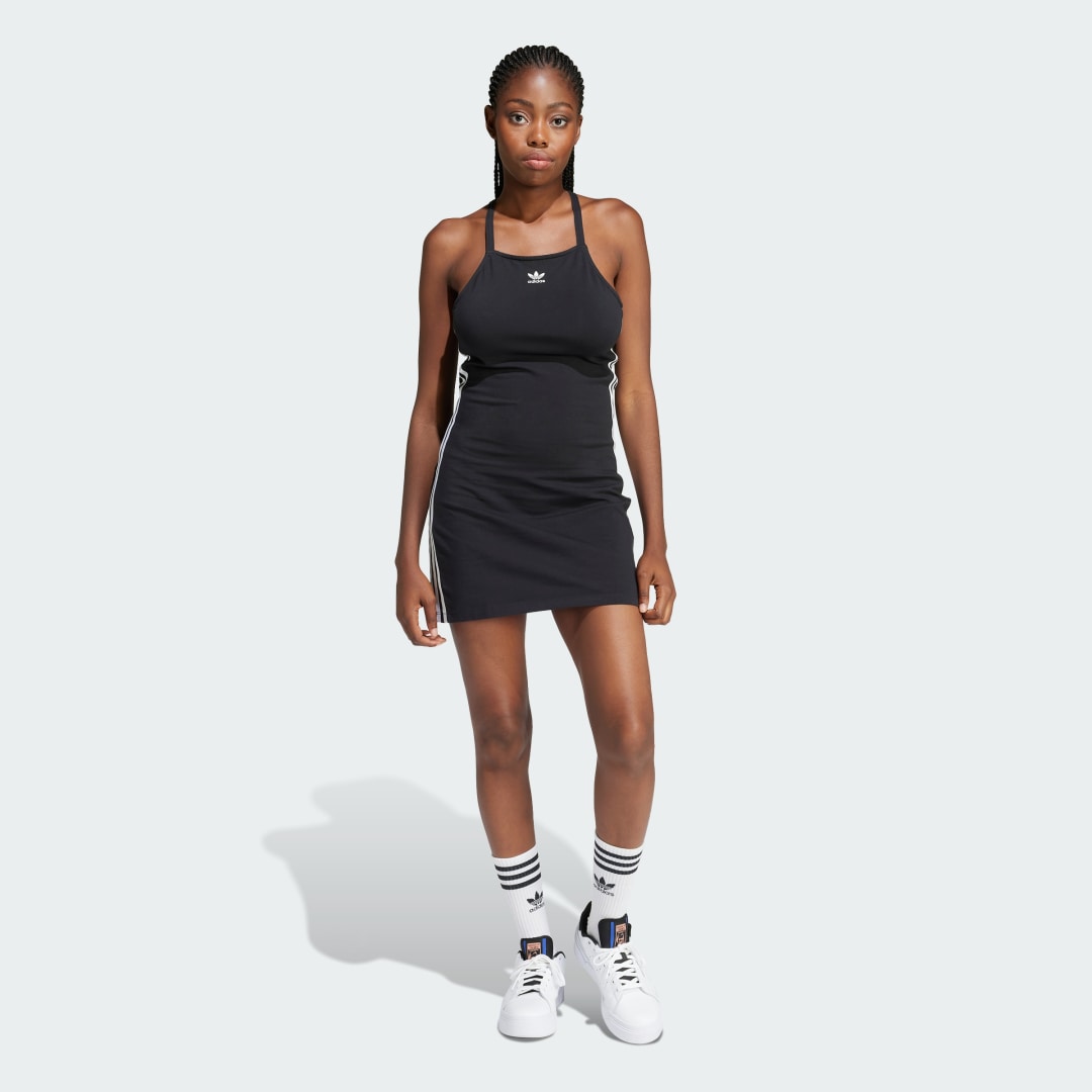 Obleke adidas Originals 3-Stripes Mini Dress Črna | IU2426, 0