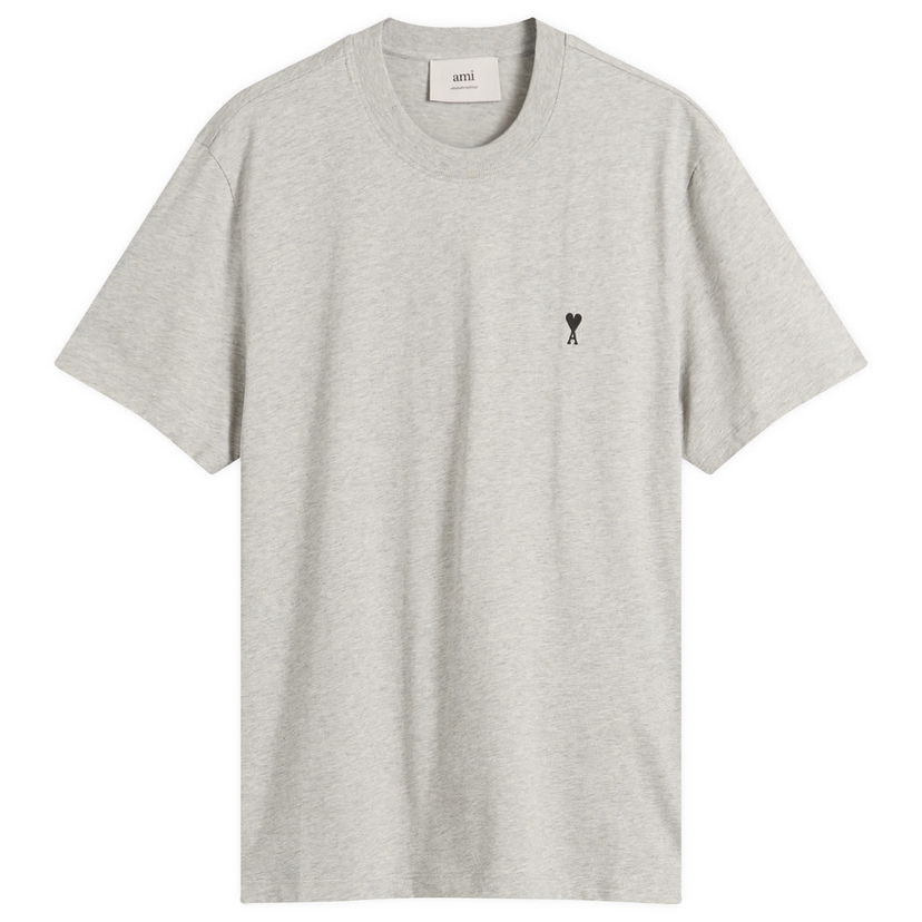 Majica AMI AMI Paris Men's ADC Light Jersey T-Shirt, Size Large Siva | H25HTS346-724-0951H25