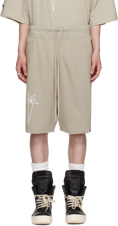 Kratke hlače Rick Owens Rick Owens Champion Edition Beveled Pods Shorts Bež | CM01E1688 CHFE FELPA, 0