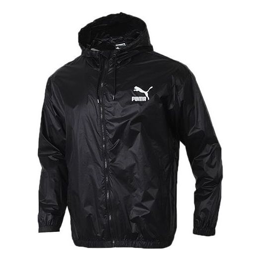 Vetrovka Puma Woven Windproof Hooded Jacket Črna | 599904-01