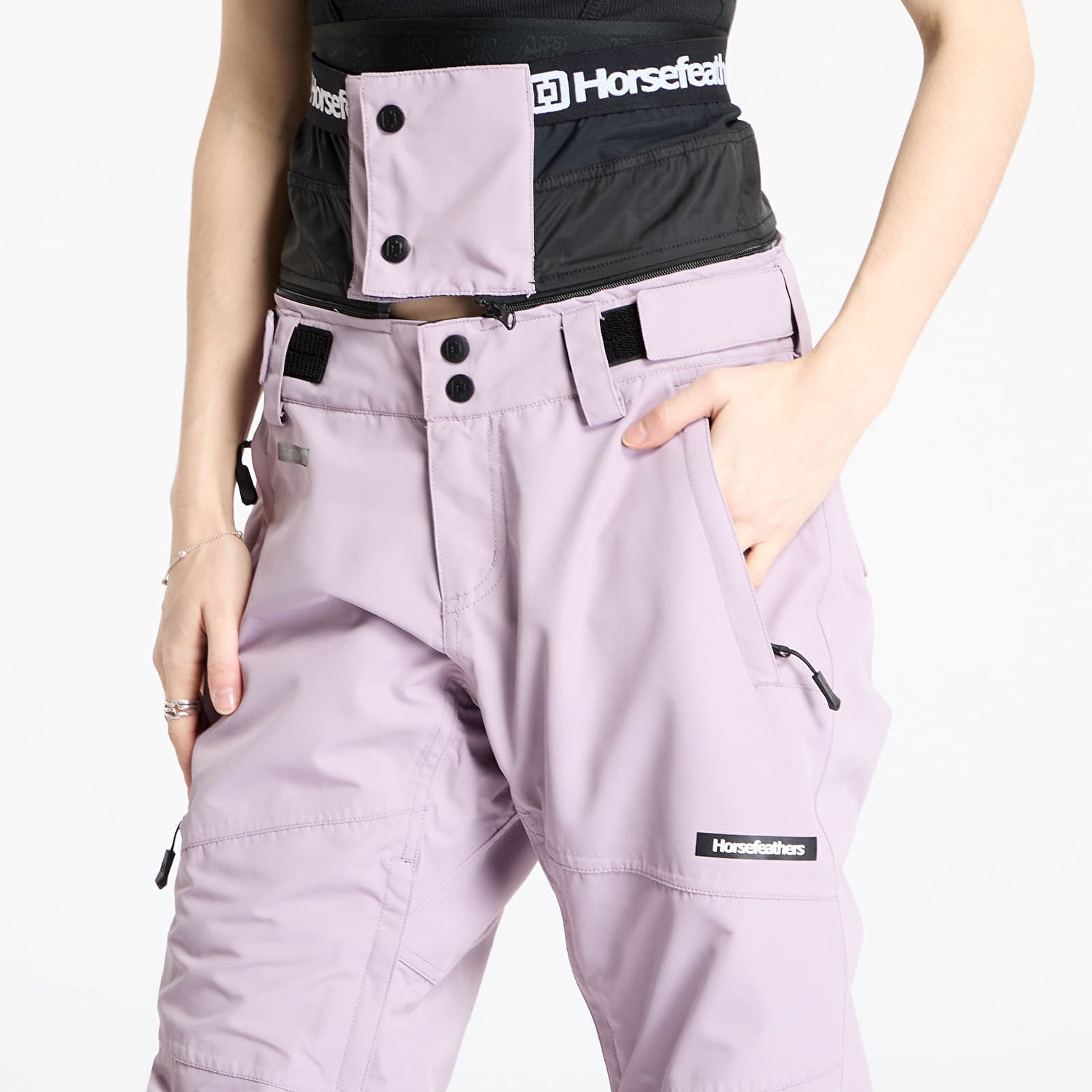 Hlače Horsefeathers Horsefeathers Lotte II Shell Pants Lila | OW225E, 1