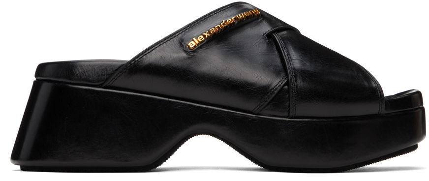 Superge in čevlji Alexander Wang Alexander Wang Float Criss-Cross Platform Sandals Črna | 30224S003, 0