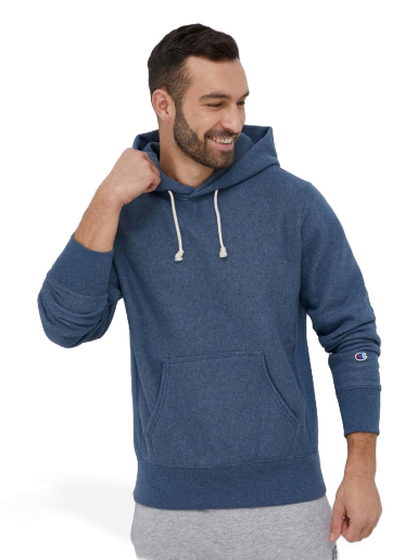 Pulover Champion Hooded Sweatshirt Mornarica | 218800
