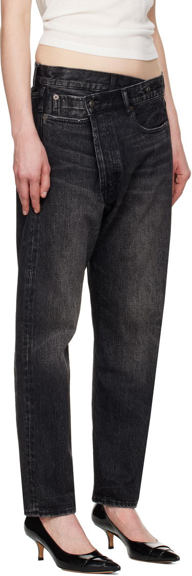Kavbojke R13 R13 Crossover Jeans Črna | R13W2048-D274A, 1