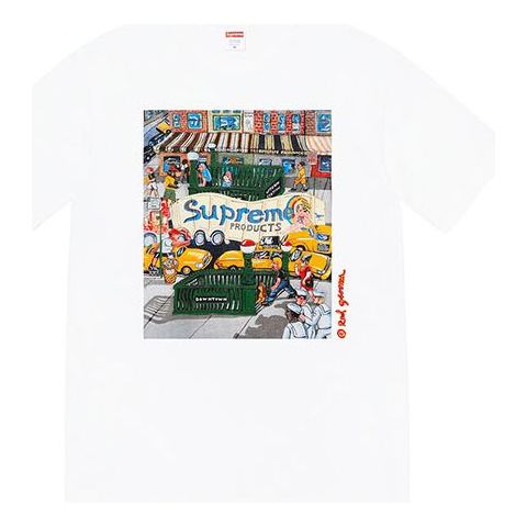 Majica Supreme Manhattan Graphic T-Shirt Bela | SUP-SS22-980