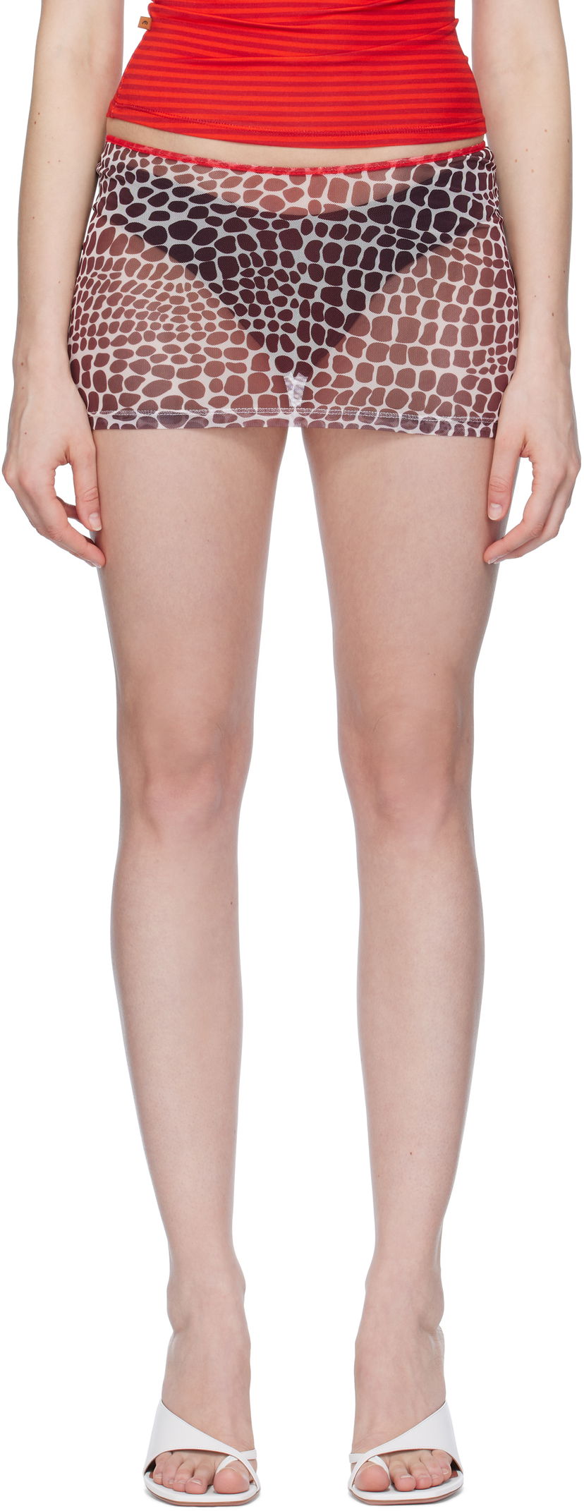 Krila Miaou Miaou Elektra Miniskirt Rjava | 4014PM2LIZ