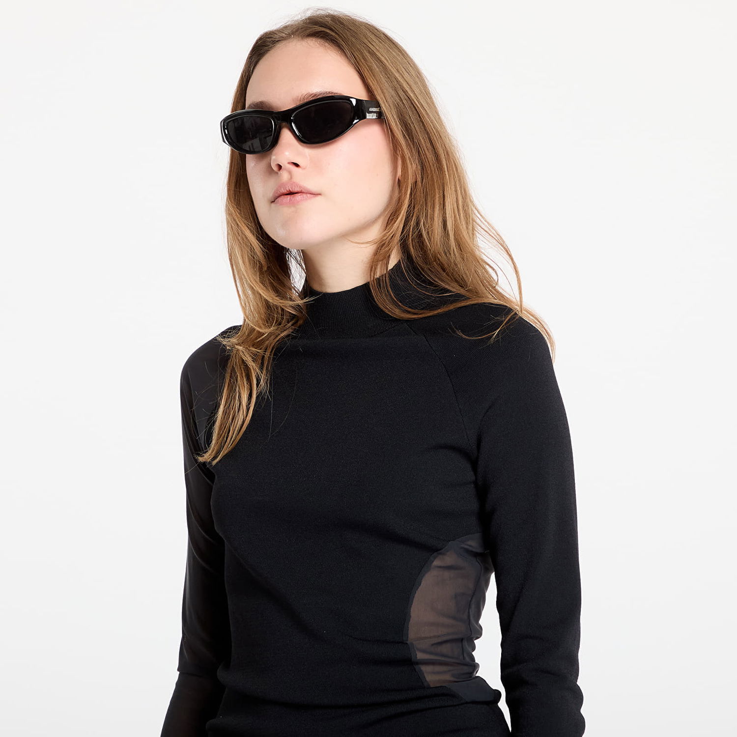 Srajce Y-3 Black Long Sleeve Top With Mesh Črna | IW7489, 1