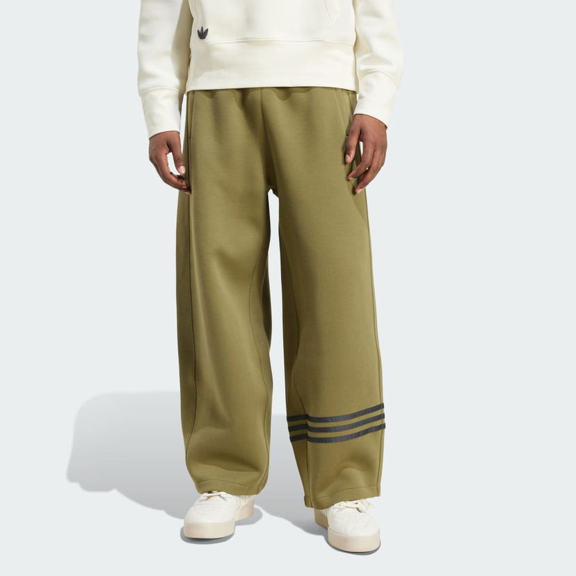Trenirka adidas Performance Neuclassics Wide Leg Pants Zelena | JW5444