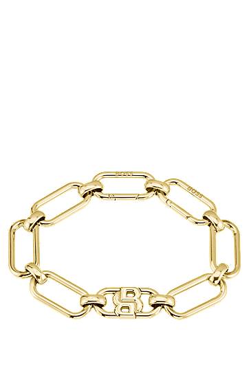 Zapestnica BOSS BOSS Bracelet with Double B Monogram Rumena | 1580628