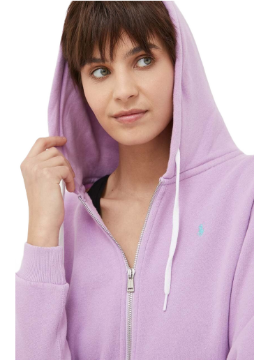 Pulover Polo by Ralph Lauren Full-Zip Hoodie Lila | 211891559