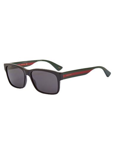 Sončna očala Gucci Sylvie Striped Sunglasses Črna | GG0340S-006