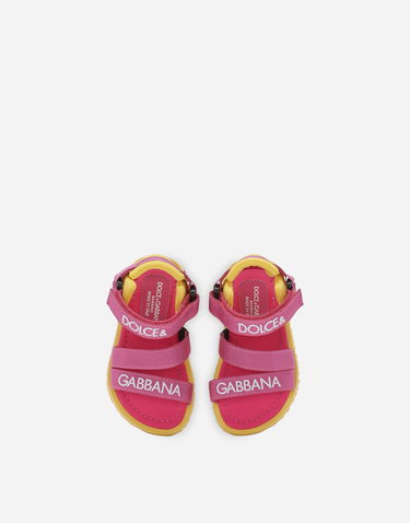 Superge in čevlji Dolce & Gabbana Dolce & Gabbana Gros-grain Sandals For First Steps (19-26) Večbarvna | DL0076AB0288K200, 3