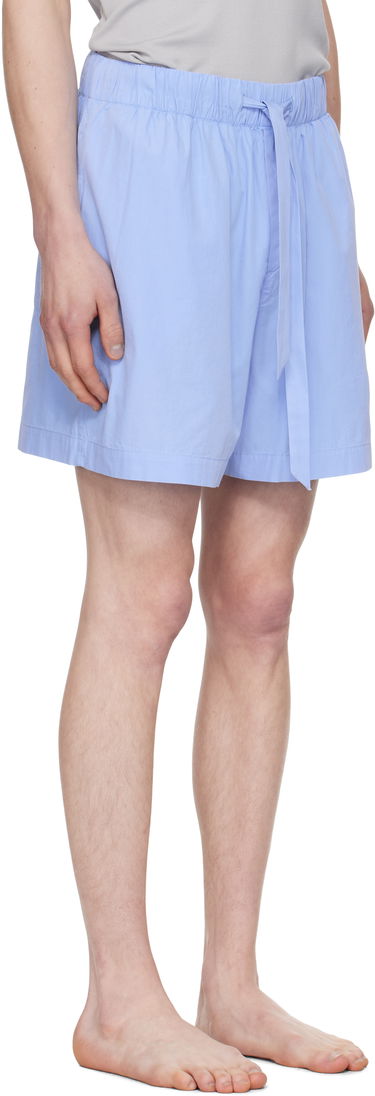 Pižame TEKLA Tekla Poplin Pyjama Shorts Modra | PPL-SHORTS-346, 4