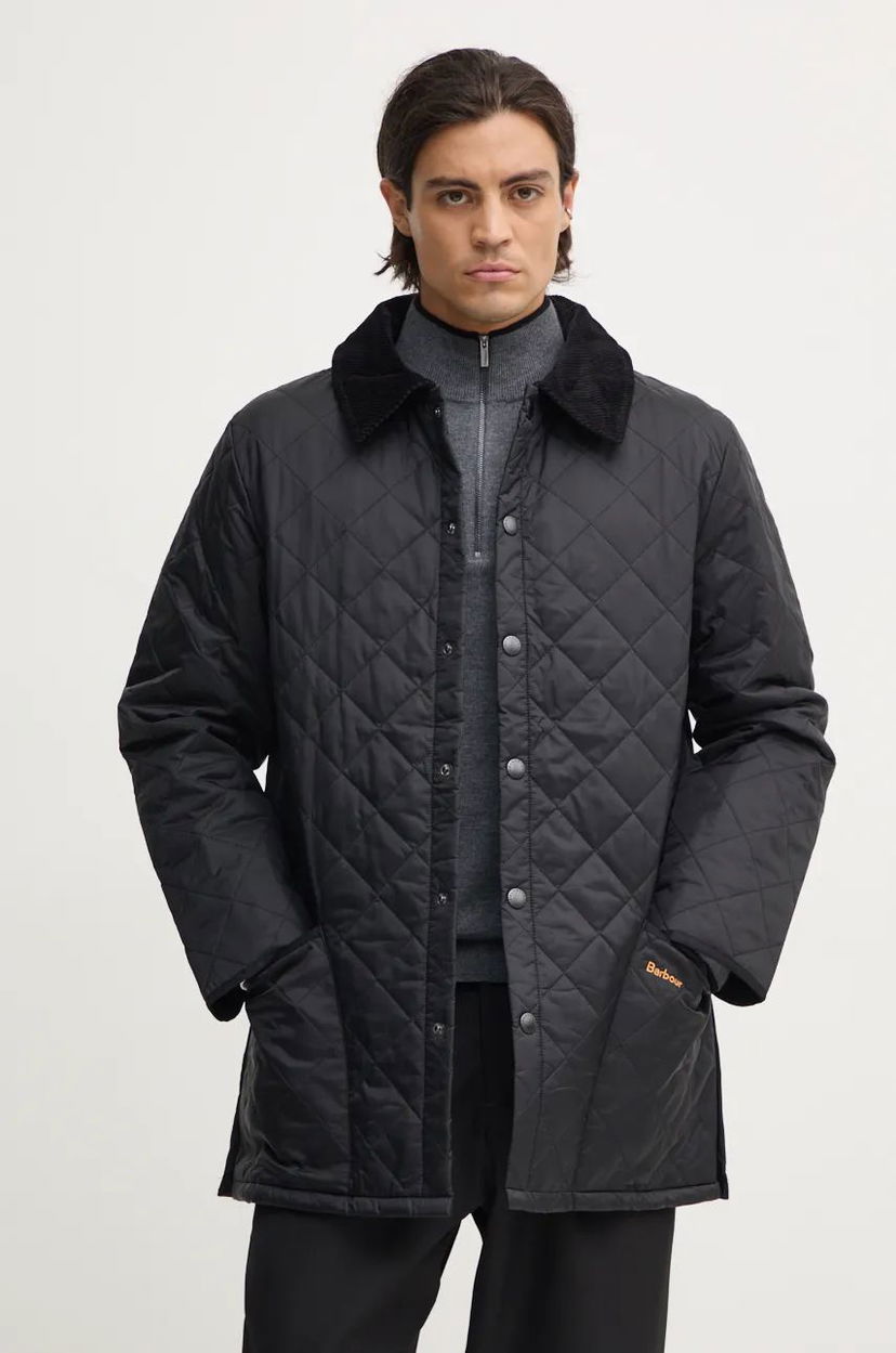 Puhovka Barbour Quilt Jacket Črna | MQU0001