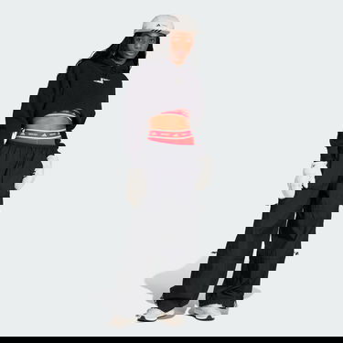 Pulover adidas Performance MOON BOOT Cropped Fleece Hoodie Črna | IY8049, 3