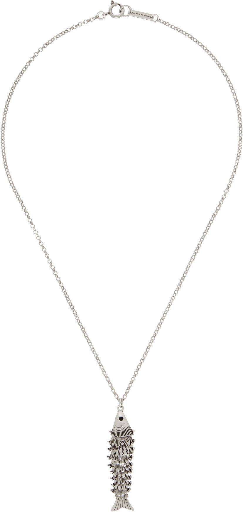 Ogrlica ISABEL MARANT Silver River Necklace Kovinski | CO0132HA-B4B05T
