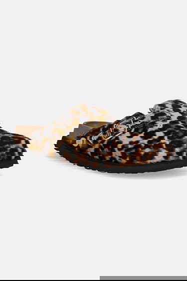 Superge in čevlji Birkenstock Leopard Print Clog with Buckle 1774 Boston FUR Večbarvna | 1031919, 0