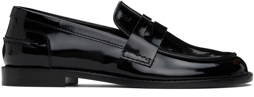 Modni dodatki Amina Muaddi Amina Muaddi Tilda Loafers Črna | TILDA LOAFER LEATHER