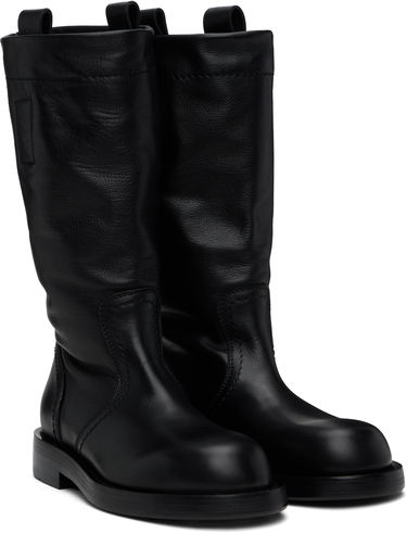 Oblačila Ann Demeulemeester Ann Demeulemeester Bente Leather Boots Črna | 2510-W-C32-LT157-099, 3