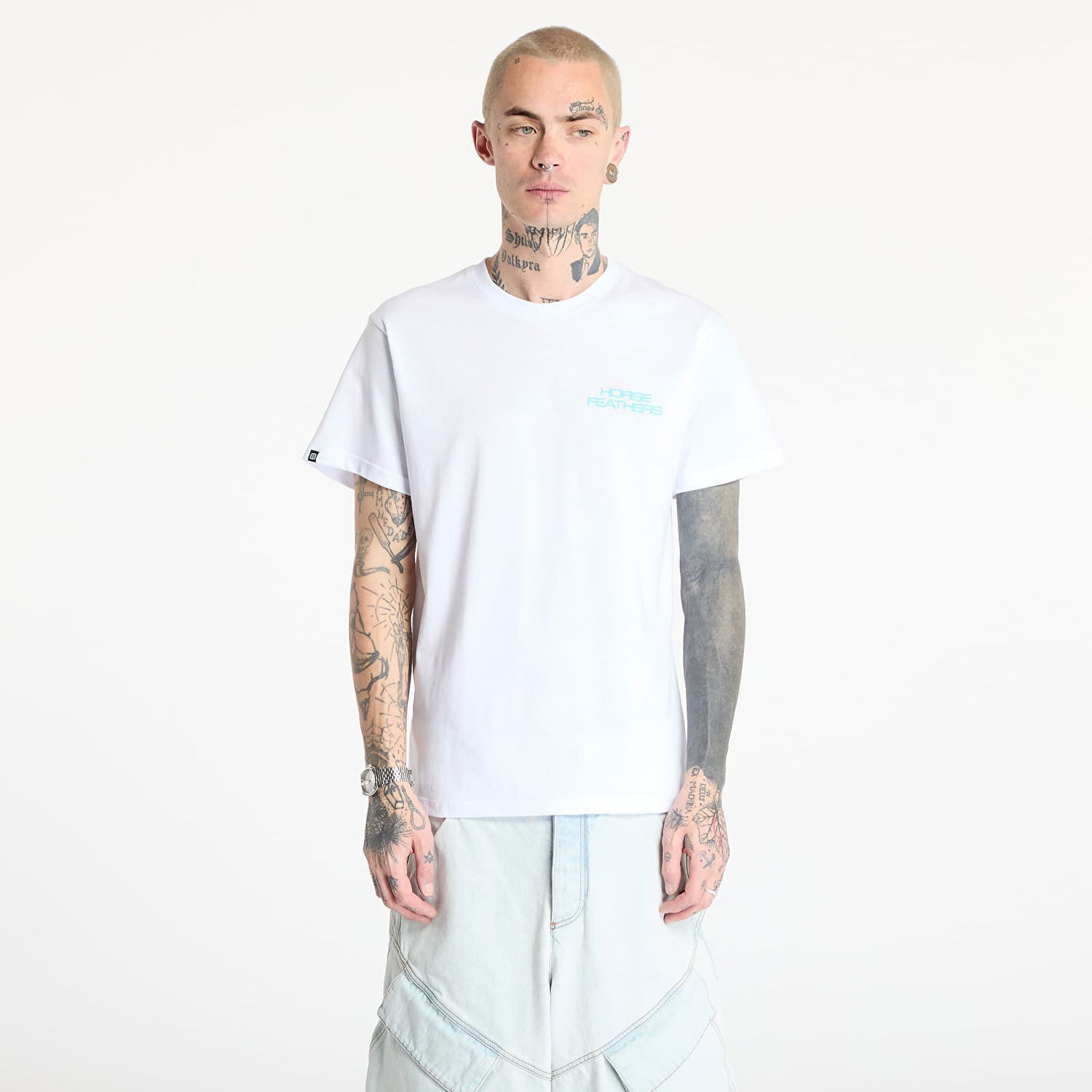 Majica Horsefeathers Horsefeathers Rizmo T-Shirt Bela | SM1377C, 0