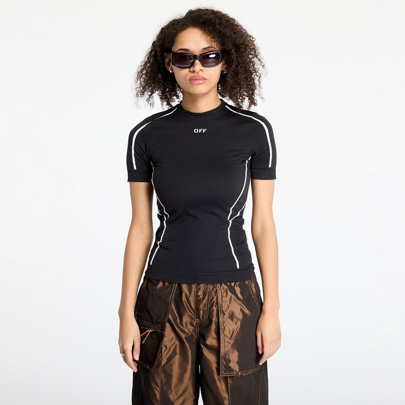 Majica Off-White Off-White Seamless Short Sleeve T-Shirt Črna | OWVA047C99KNI0021001