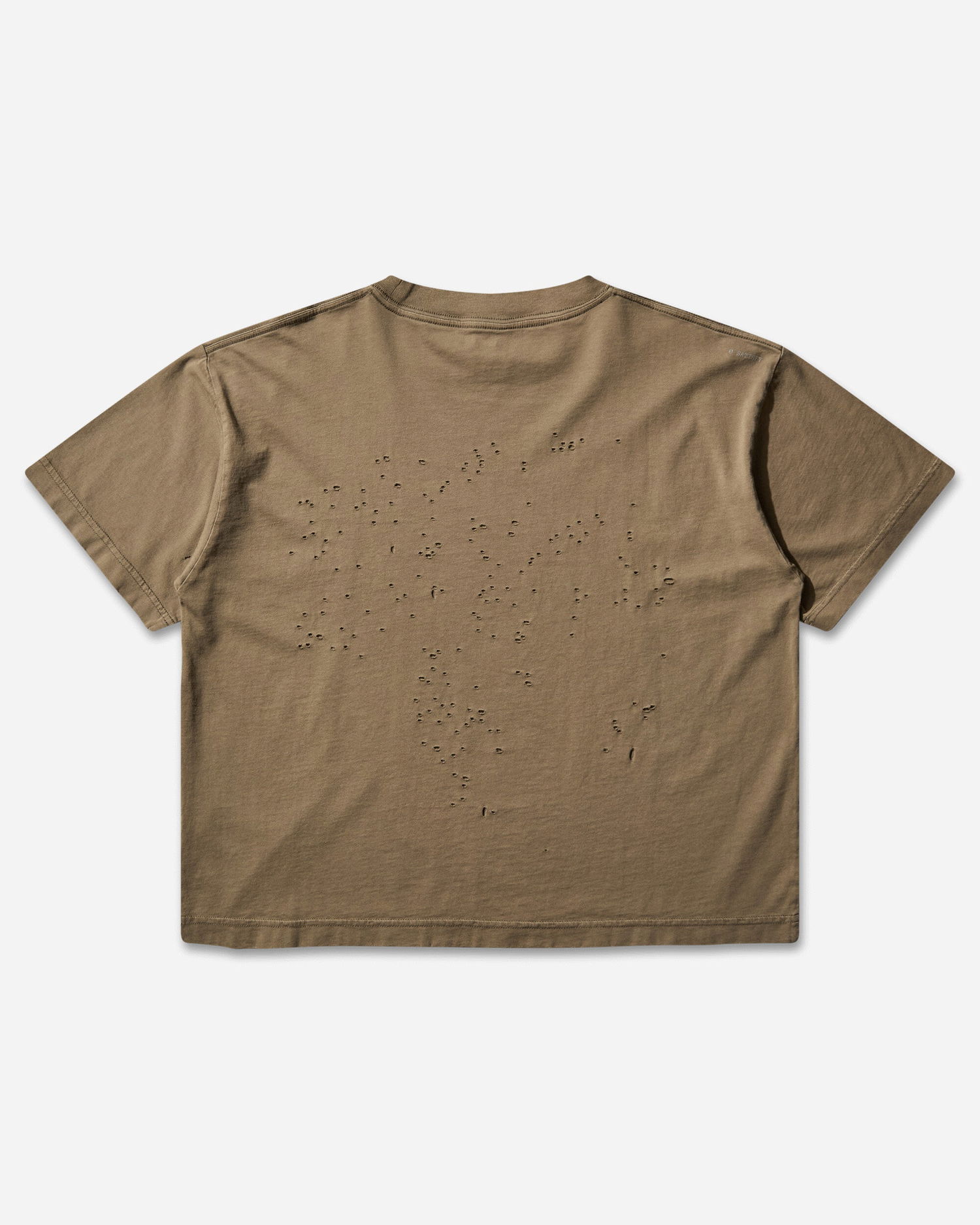 Majica Satisfy MothTech T-Shirt with Holes Rjava | 21002 91A04, 0