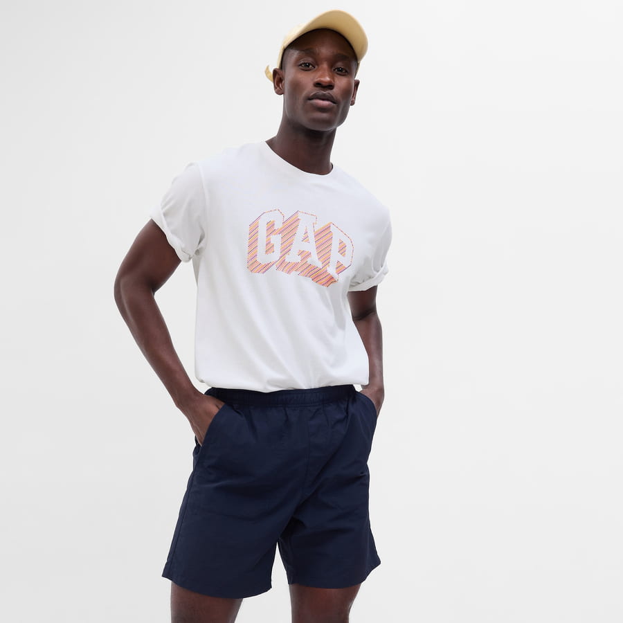 Majica GAP Arch Tee Bela | 664011-02, 0