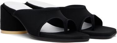 Oblačila Maison Margiela MM6 Maison Margiela Scuba Lycra Heeled Sandals Črna | S66WP0086 P5561, 3