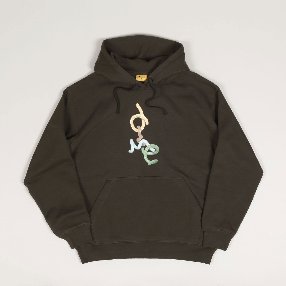 Pulover Dime Play Hoodie Rjava | DIMEFA2421BLK, 1