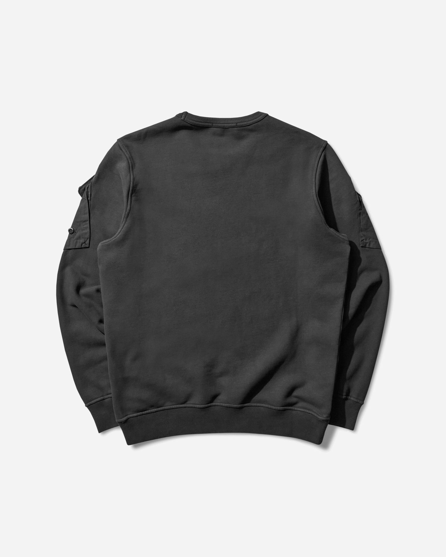 Pulover Stone Island Crewneck Sweatshirt with Sleeve Pockets Črna | K2S15-6100008-S0A20 V0029, 0