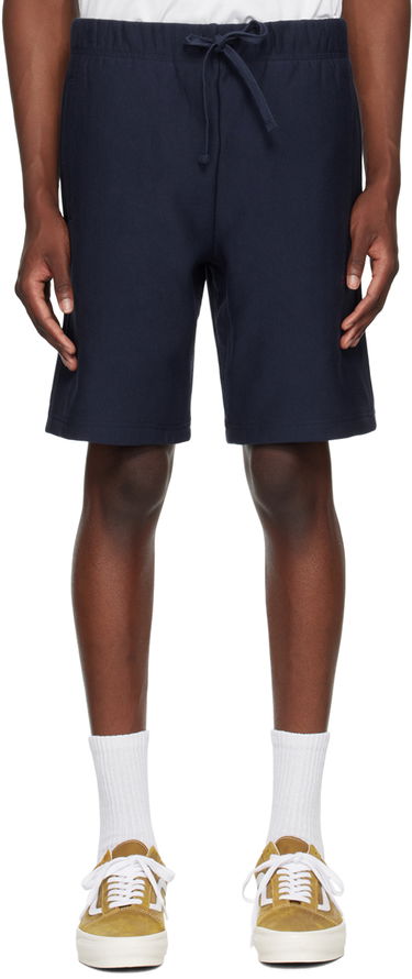 Kratke hlače Carhartt WIP Script Sweat Shorts Mornarica | I031685, 0
