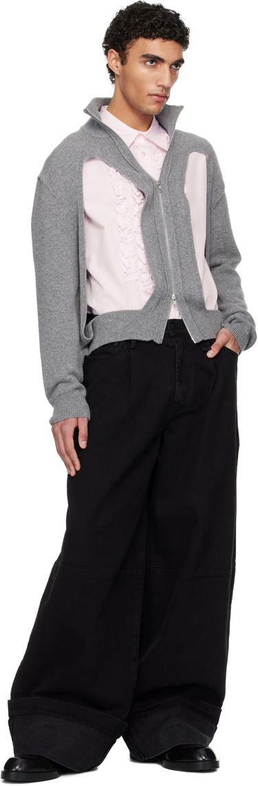 Kavbojke Simone Rocha Simone Rocha Embellished Puddle Jeans Črna | 4131B 1239, 4