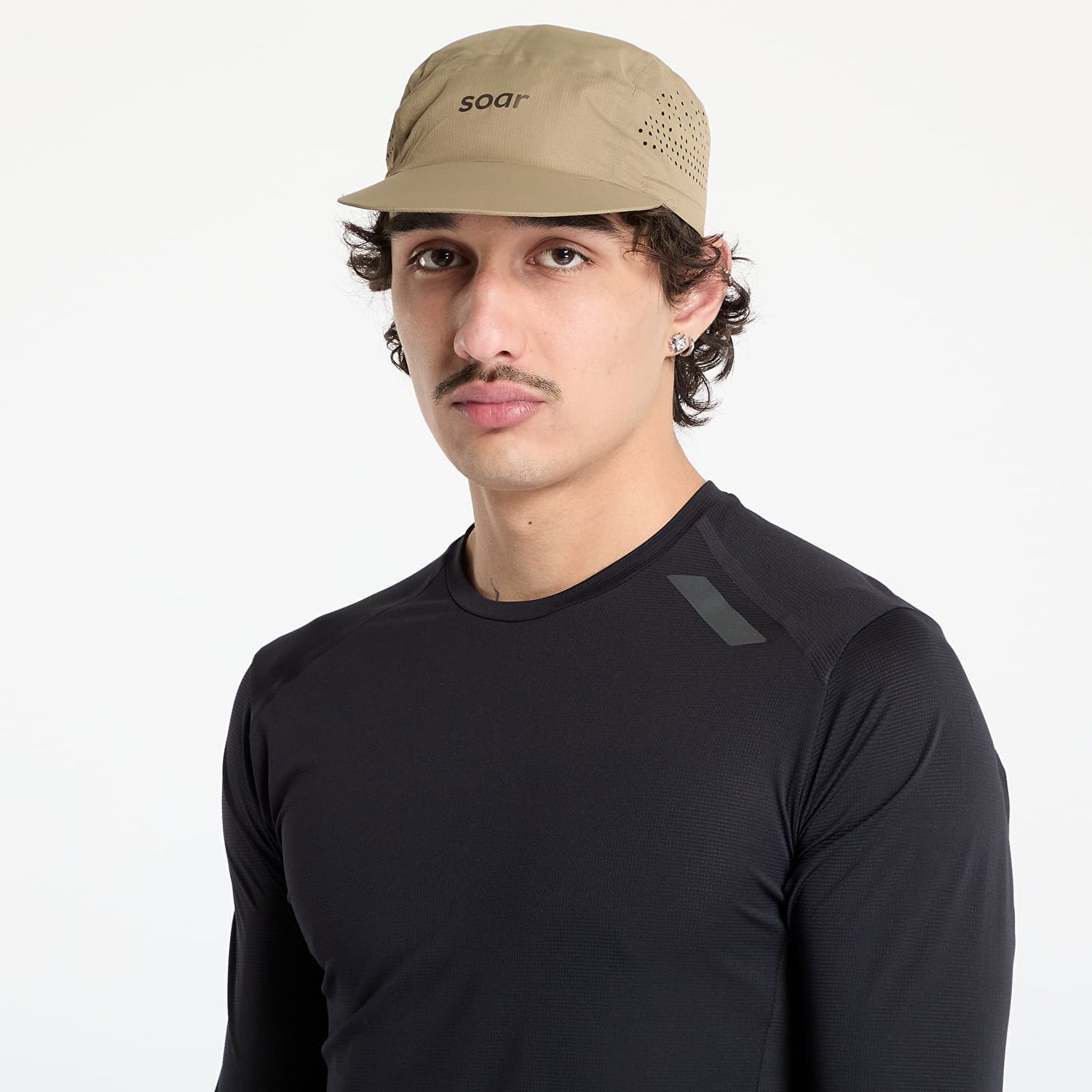 Majica Soar Running SOAR Running Tech Long Sleeve Tee Črna | SS25-SLS4M-BLK, 1