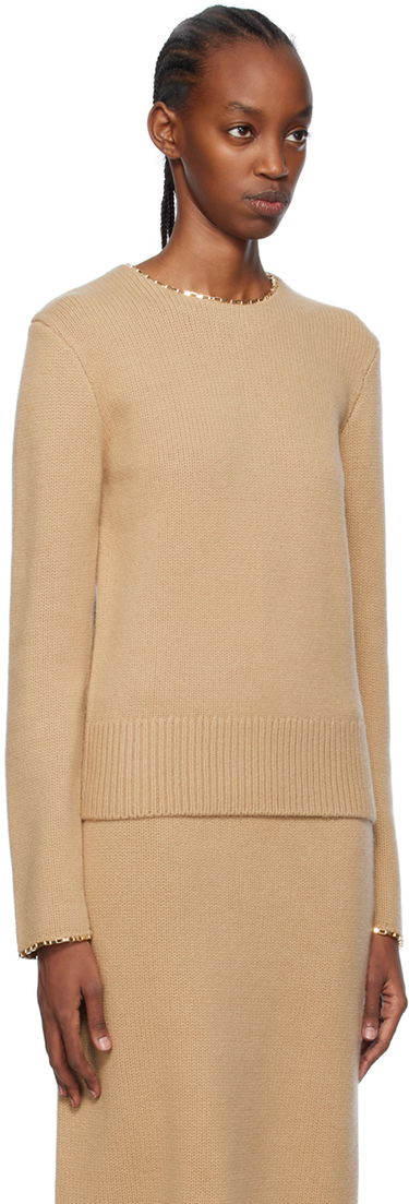 Pleteni pulover TOTEME TOTEME Chain-Edge Sweater Siva | 241-WRT1015-YA0004, 4