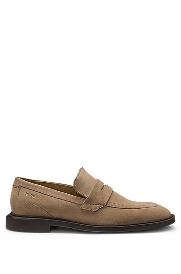 Superge in čevlji BOSS Penny Loafers Bež | 50541762, 0
