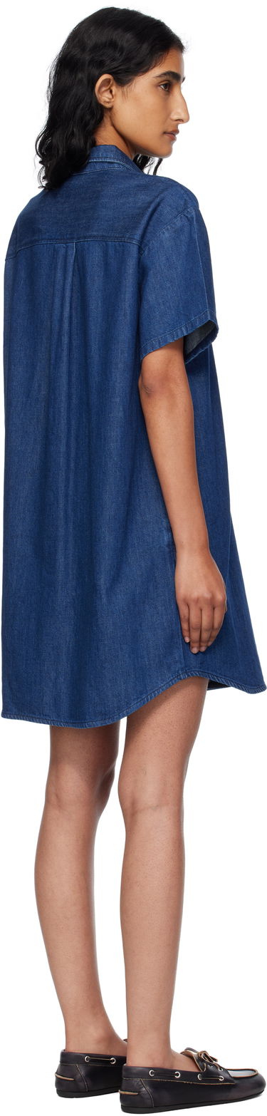 Obleke A.P.C. A.P.C. Ary Denim Minidress Modra | COHAL-F35181, 2