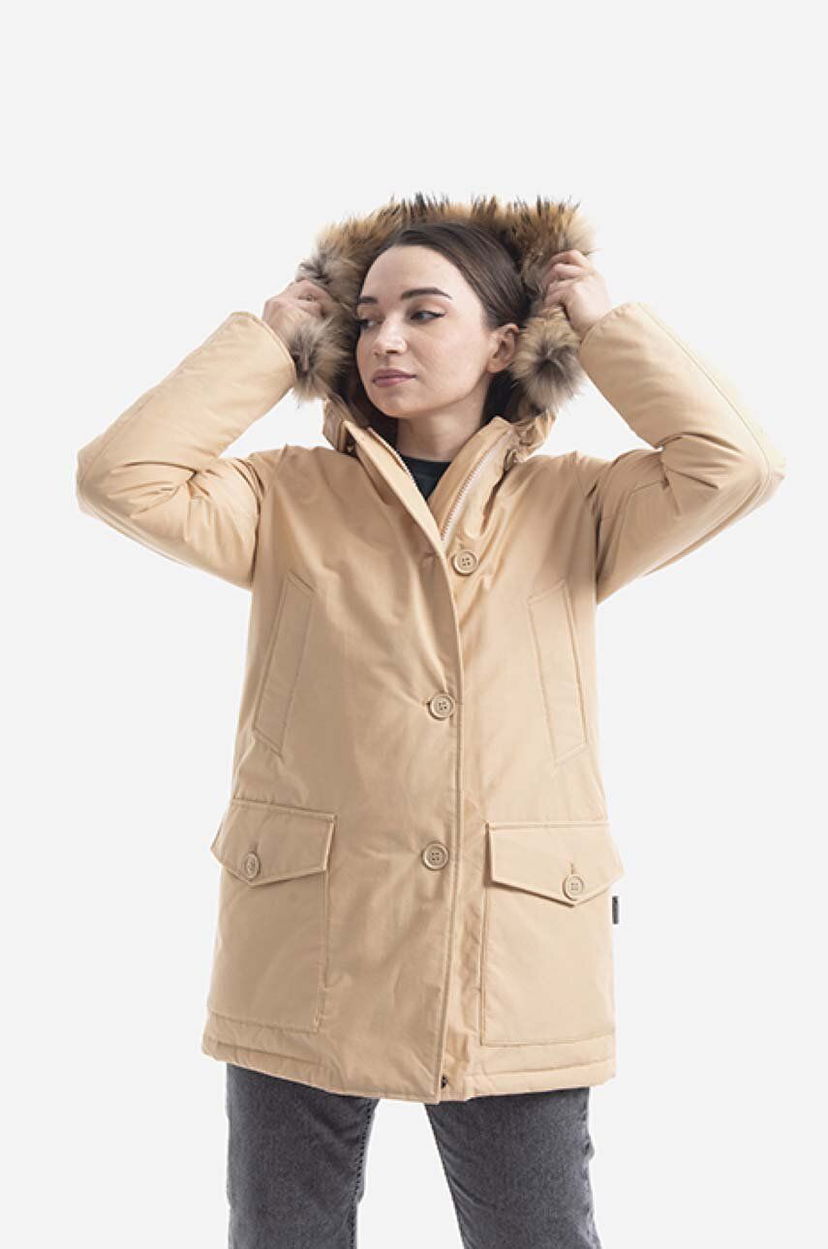 Parka WOOLRICH Parka With Hood Bež | CFWWOU0540FRUT0001