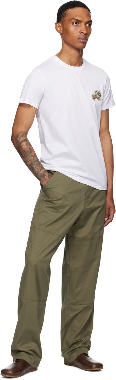 Hlače Moncler Moncler Gabardine Trousers Zelena | K20912A00003598R1, 3