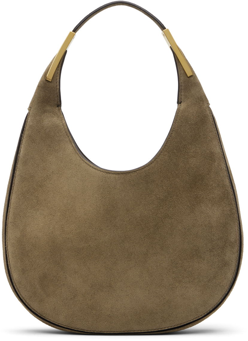 Torba za čez ramo Savette Savette Small Florence Suede Shoulder Bag Zelena | H-036-03-03