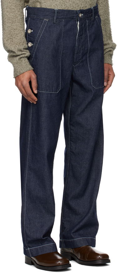 Kavbojke C.P. Company C.P. Company Loose Denim Jeans Modra | 18CMPA157A-110295W, 1