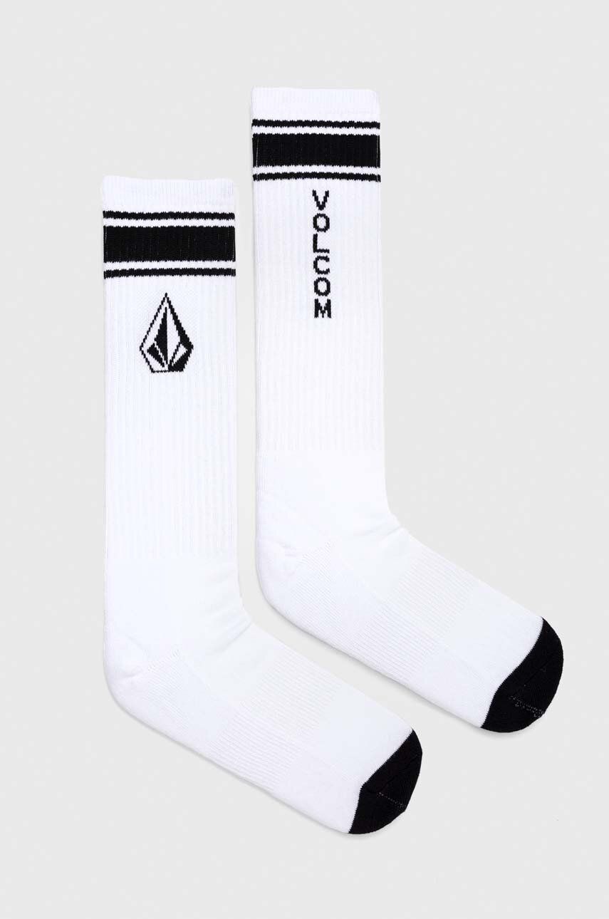 Nogavice Volcom High Stripe Socks Bela | D6312304.WHT, 0