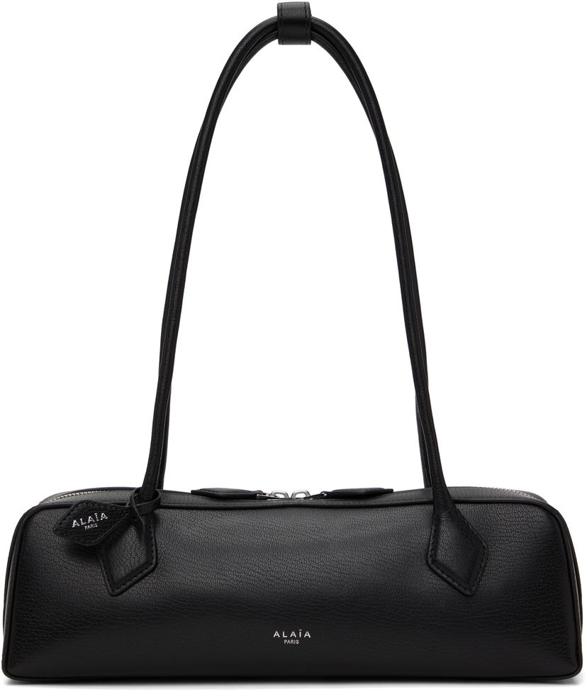 Torbica Alaïa 'Le Teckel' Medium Leather Shoulder Bag Črna | AA1S06033CA212