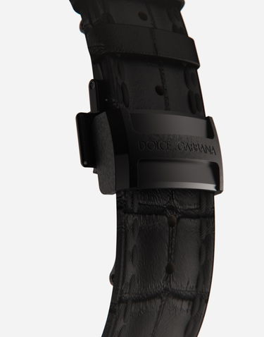 Ure Dolce & Gabbana Dolce & Gabbana DS5 Chronometer Automatic Watch with Black Alligator Strap Kovinski | WWES1MWW036N0000, 3