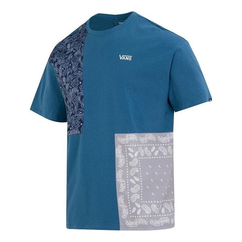 Majica Vans Paisley Patched Short Sleeve T-Shirt Modra | VN000FRH993