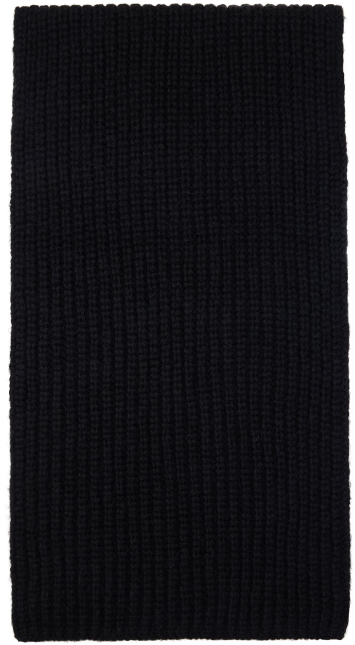 Šala Anine Bing Hannah Knitted Scarf Črna | A-12-3182-000, 1