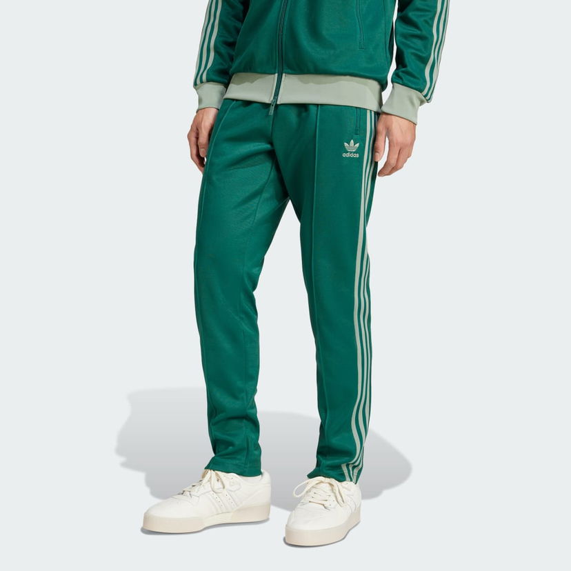 Hlače adidas Performance Classics Beckenbauer Track Pants Zelena | JP2523