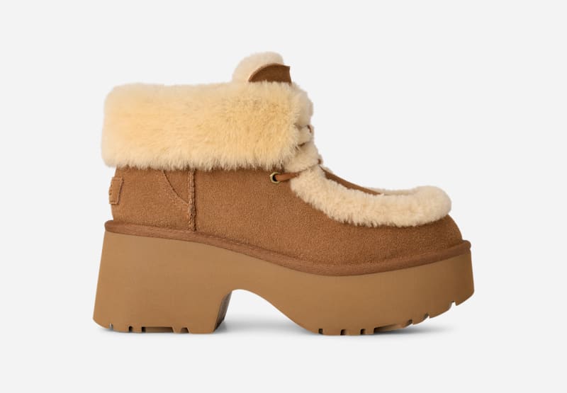 Superge in čevlji UGG UGG Classic Esmee Suede Boots Rjava | 1171532-CHE