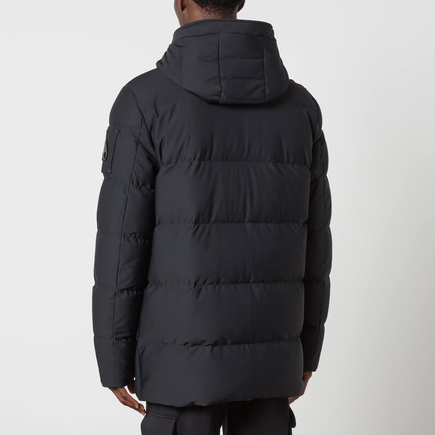 Parka Moose Knuckles Nylon Blend Down Coat Črna | M32MJ152-292, 1