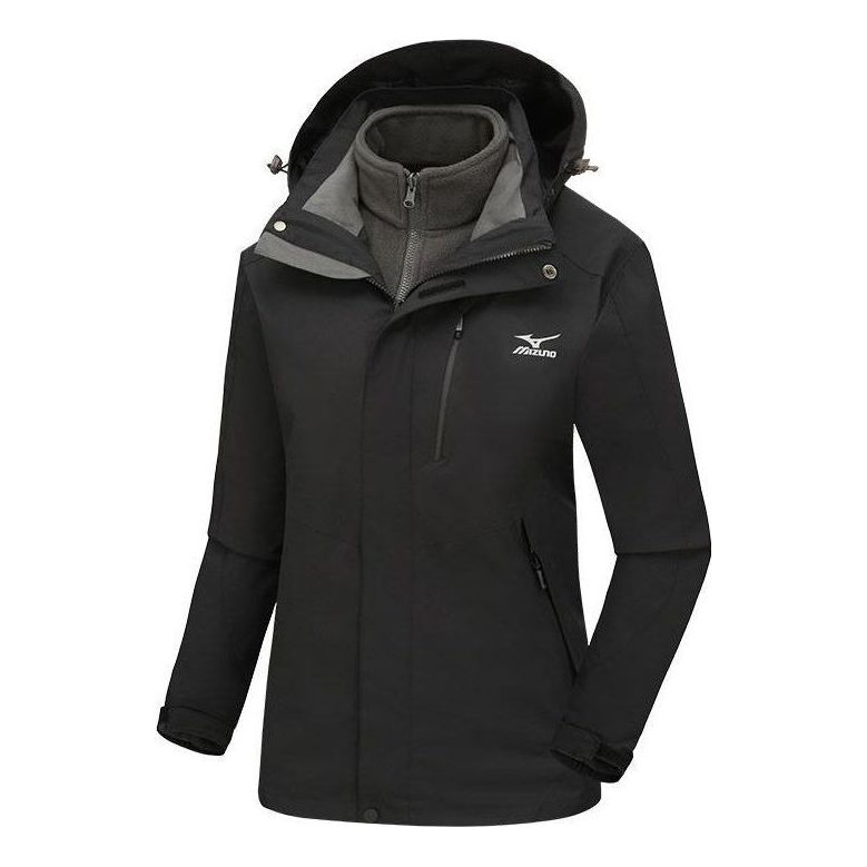 Parka Mizuno Windbreaker Jacket Črna | A2CE2640